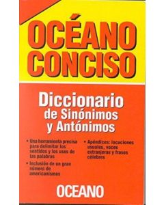 OCEANO CONCISO- DICCIONARIO DE SINONIMOS Y ANTONIMOS