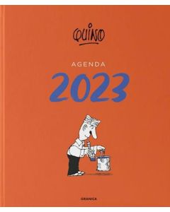 AGENDA 2023 - QUINO ENCUADERNADA NARANJA