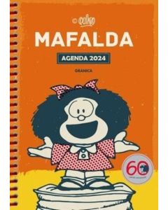 AGENDA 2024 - MAFALDA ANILLADA MODULOS ANARANJADO